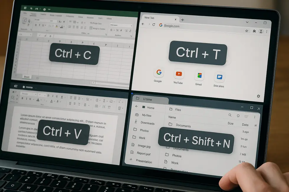 Master the art of keyboard shortcuts to amplify your computing prowess.