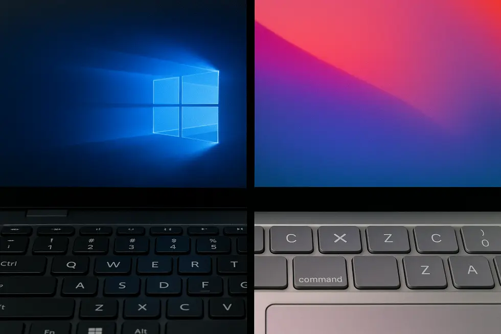 The essence of keyboard shortcuts captured on a vibrant keyboard.