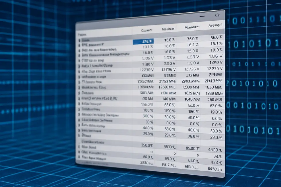 RivaTuner Statistics Server interface showcasing real-time GPU performance data.