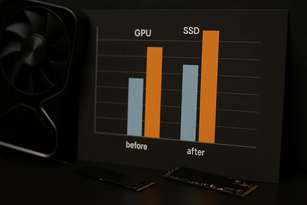A gamer enjoying a high-definition experience thanks to PCIe 5.0.